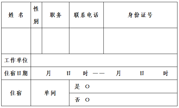 回执表